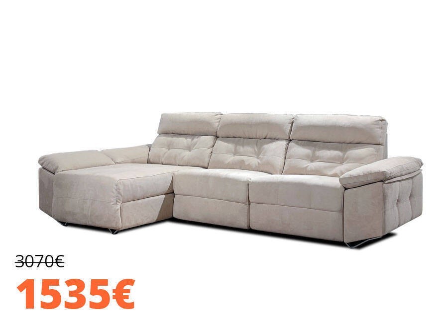 Turia 2 relax eléctricos+arcón en chaiselongue